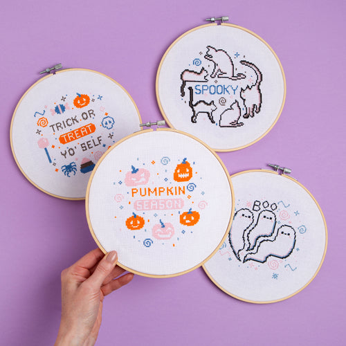 Halloween Club: Pumpkin Season Cross Stitch Kit