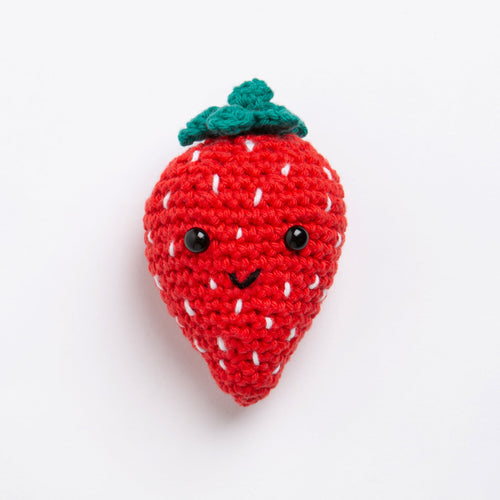 Aubrey the Strawberry Amigurumi Crochet Kit